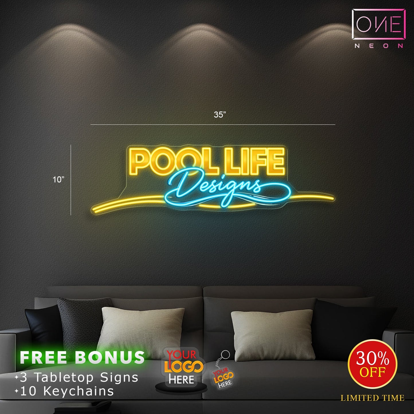 POOL LIFE | LED Neon Sign