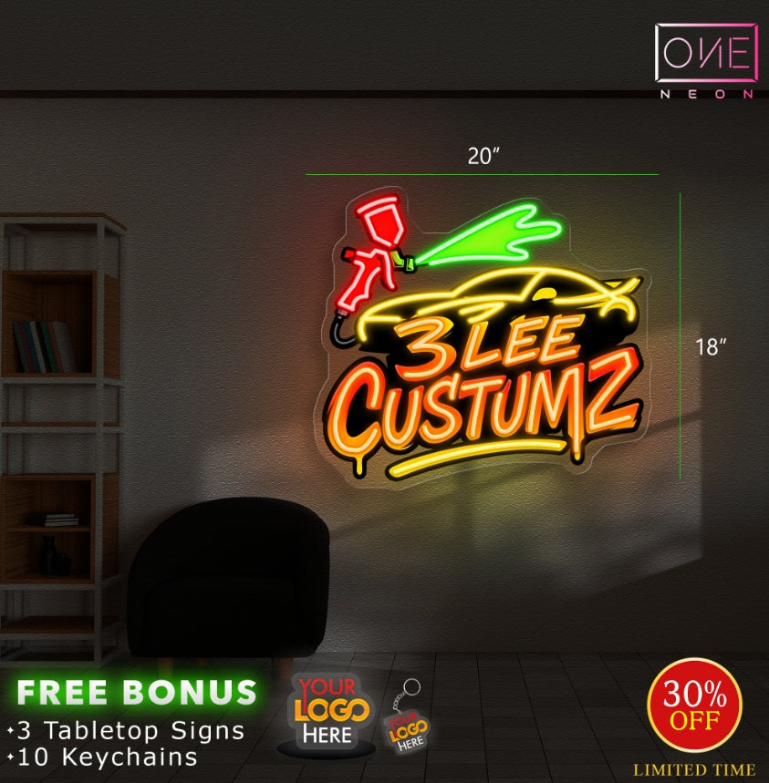 3LEE CUSTUMZ | LED Neon Sign (waterproof)