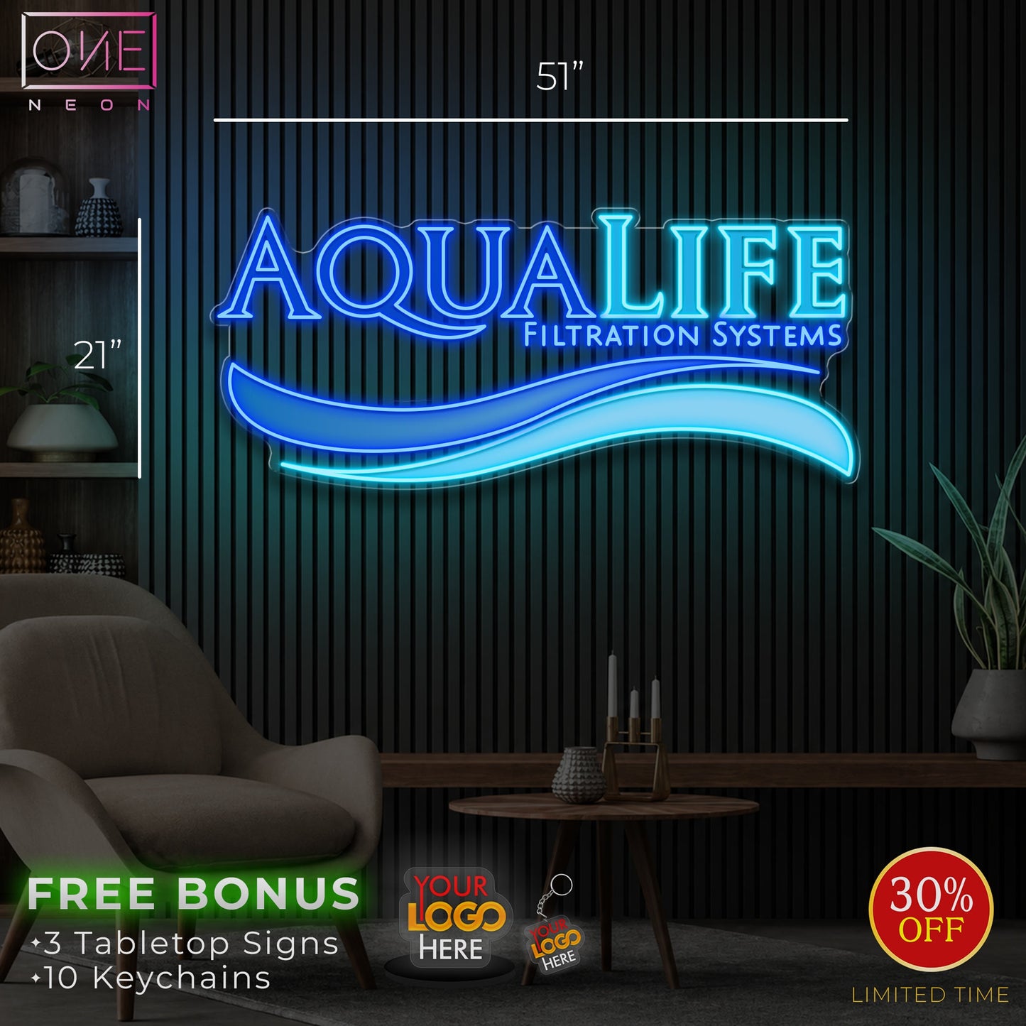 AQUALIFE | Led Neon Sign