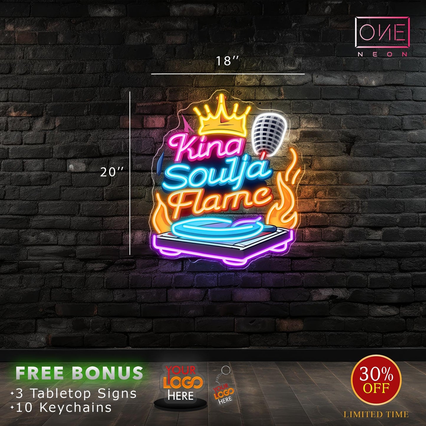 Kina Soulja | Led Neon Sign