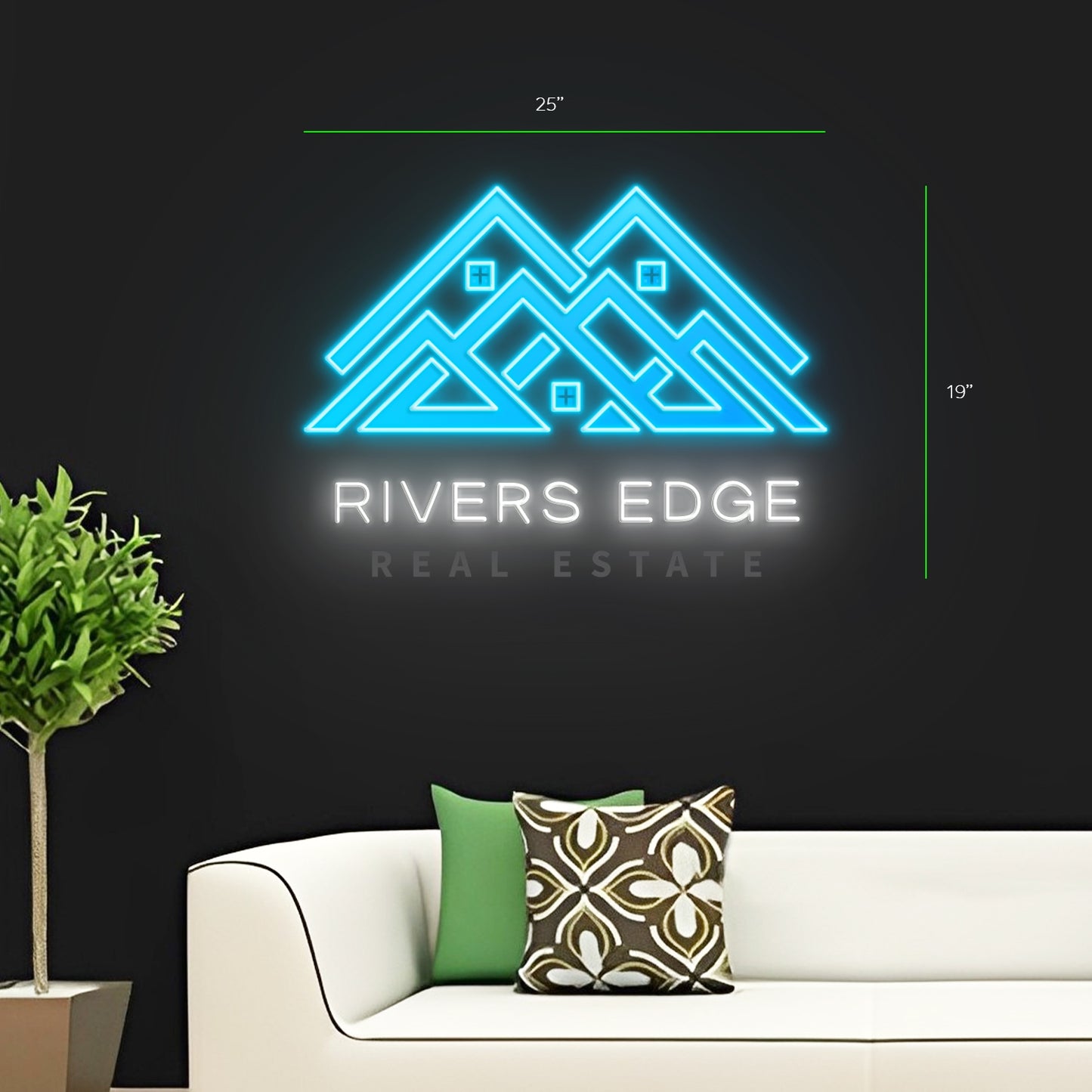 RIVER EDGE | LED Neon Sign