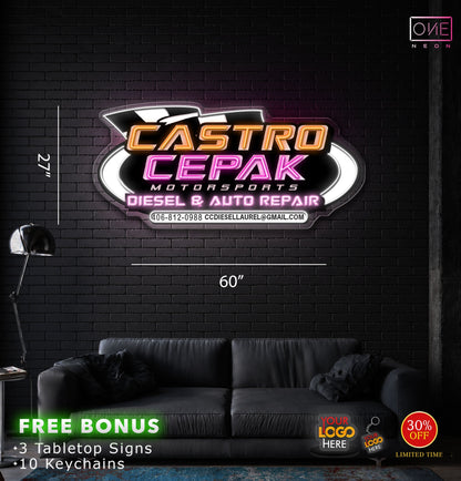 CASTROL CEPAK | LED Neon Sign