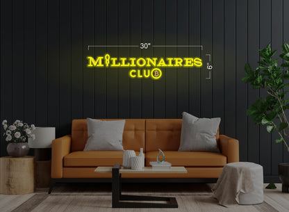 Millionaires club | Led Neon Sign (2 signs)