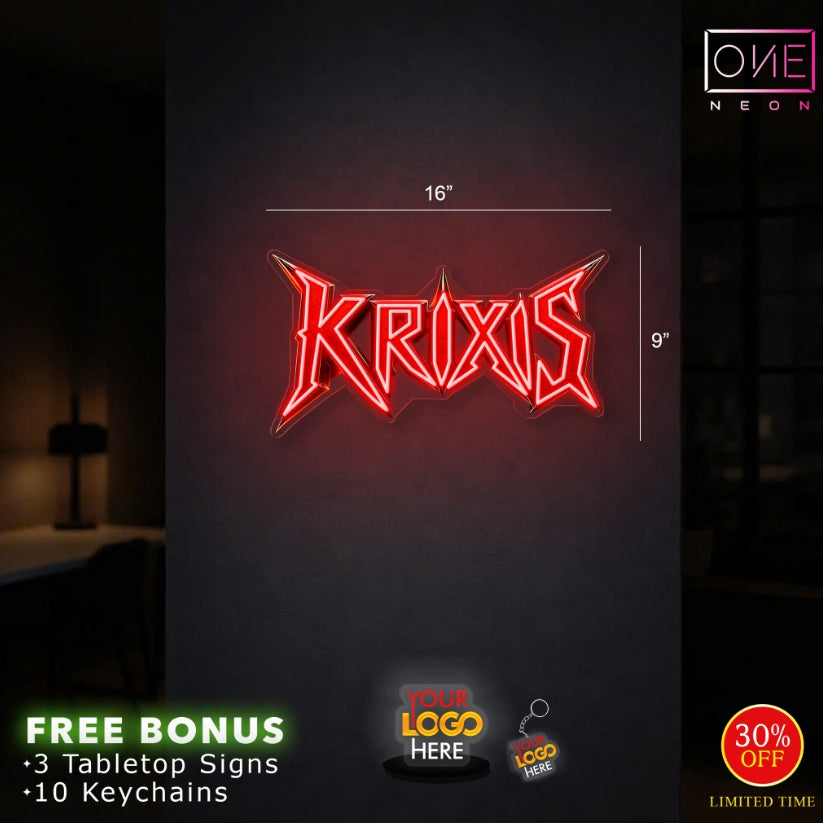 KRIXIS  | LED Neon Sign