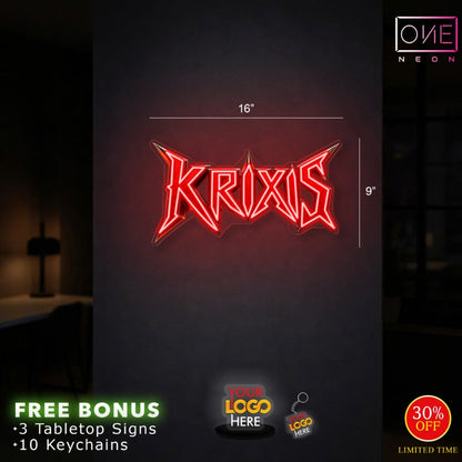 KRIXIS  | LED Neon Sign