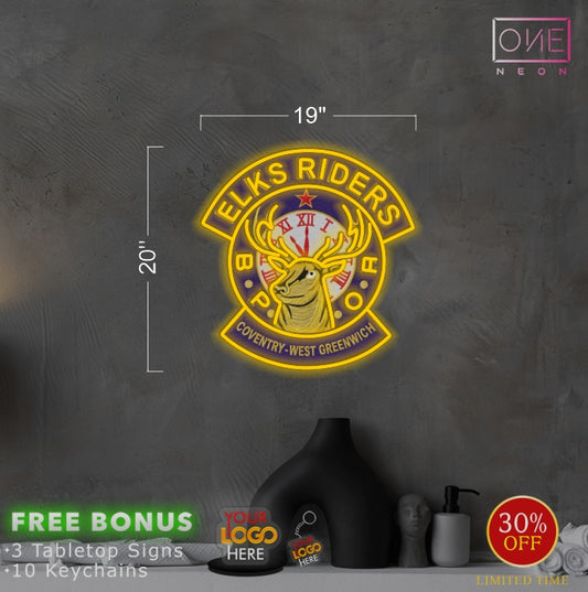 ELKS RIDERS | LED Neon Sign