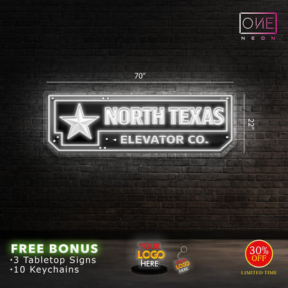NORTH TEXAS| LED Neon Sign (waterproof option)