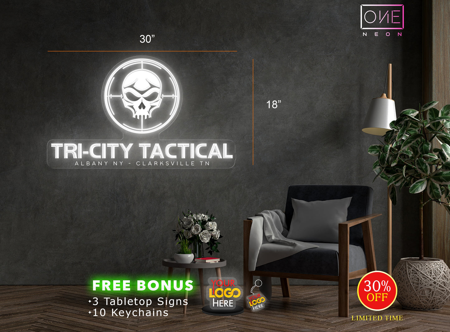 TRI-CITY TACTICAL | Led Neon Sign