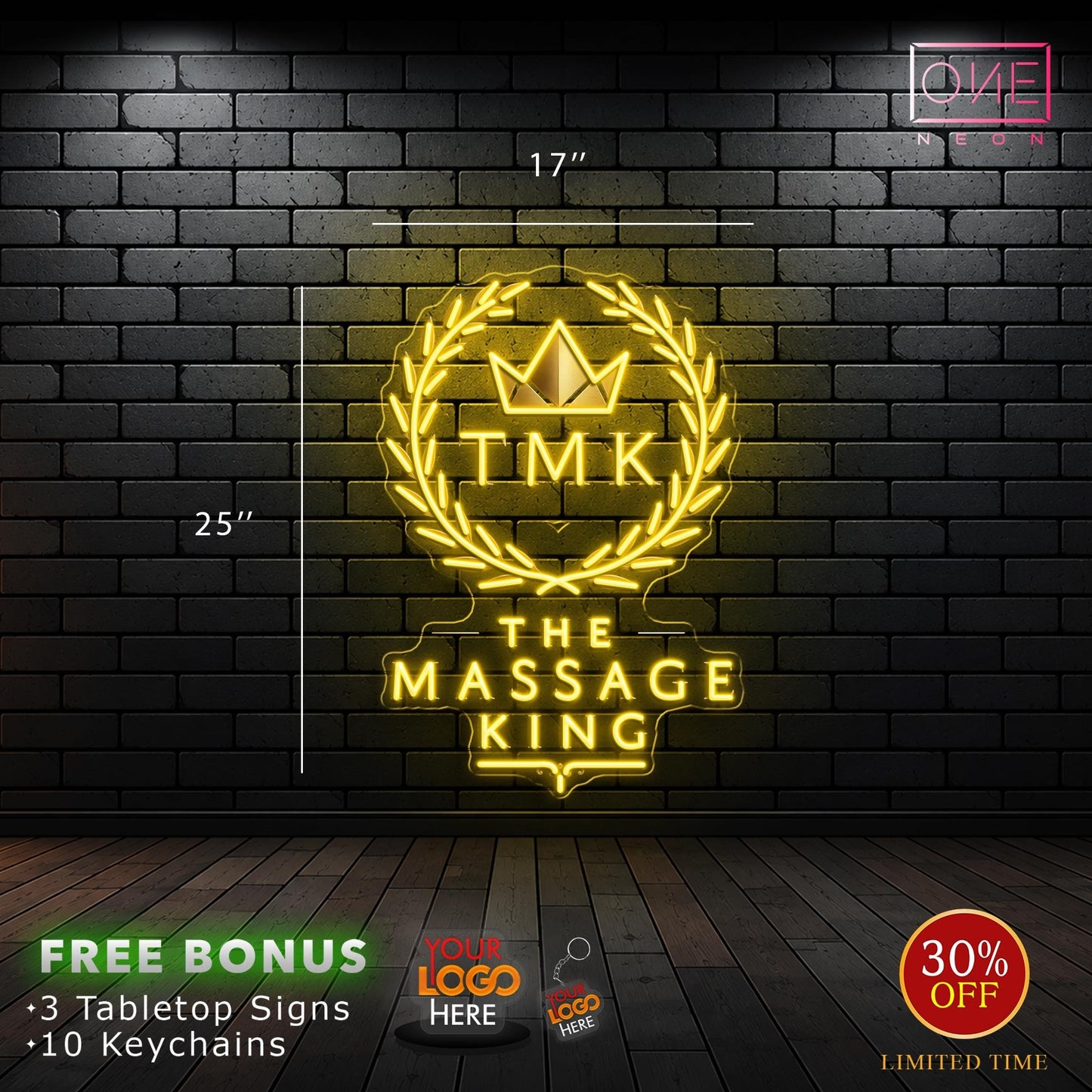 The Massage King| LED Neon Sign