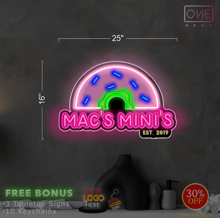 MAC'S MINI'S | LED Neon Sign