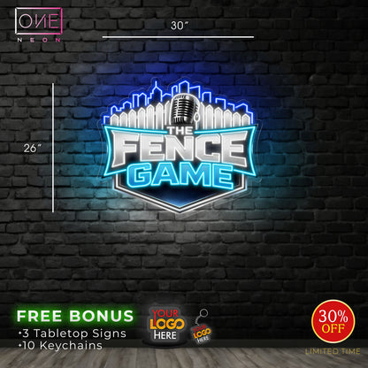 THE FENCE GAME | LED Neon Sign