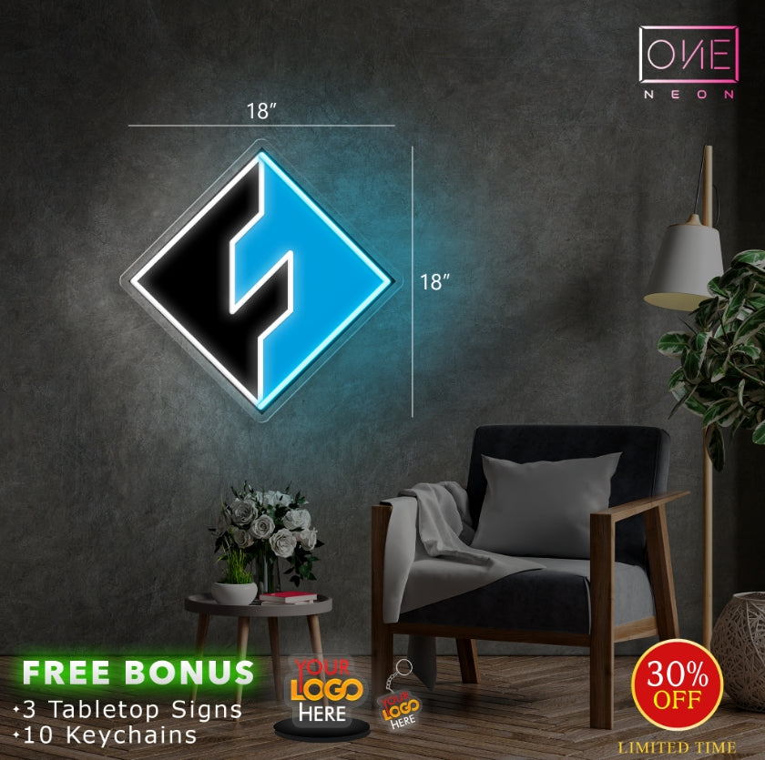 Custom logo | LED Neon Sign (2signs)