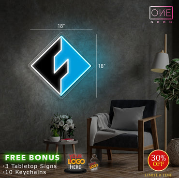 Custom logo | LED Neon Sign (2signs)