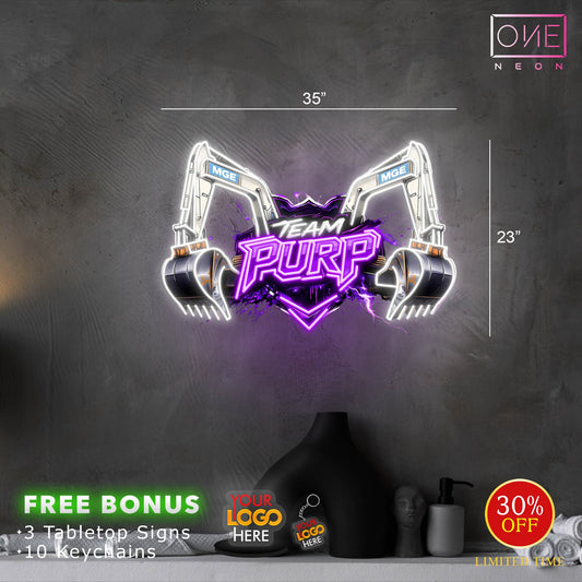 TEAM PURP | Led Neon Sign