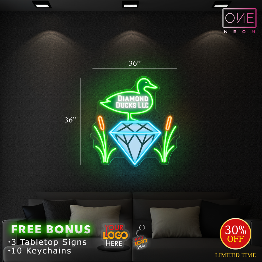 DIAMOND DUCKS LLC | LED Neon Sign