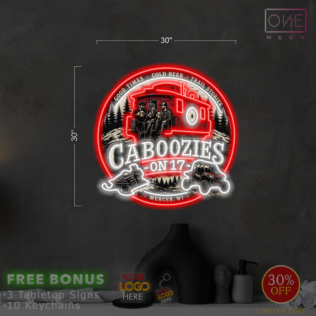Caboozies | LED Neon Sign