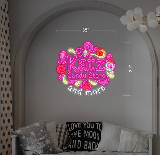 KATZ CANDY STORE AND MORE | LED Neon Sign
