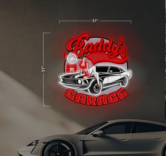 BADDY'S GARAGE | LED Neon Sign