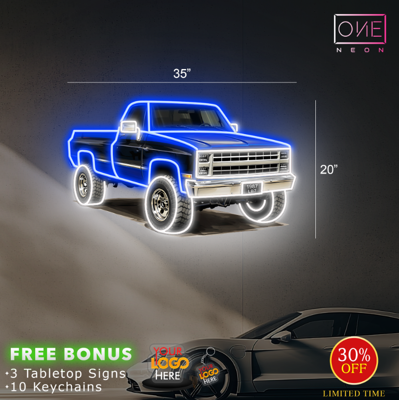 1987 Chevy | Led Neon Sign
