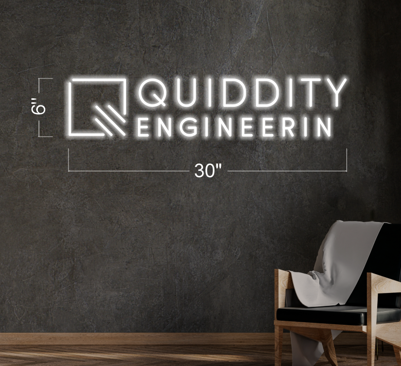 Quiddity Engineerin LED Neon Sign