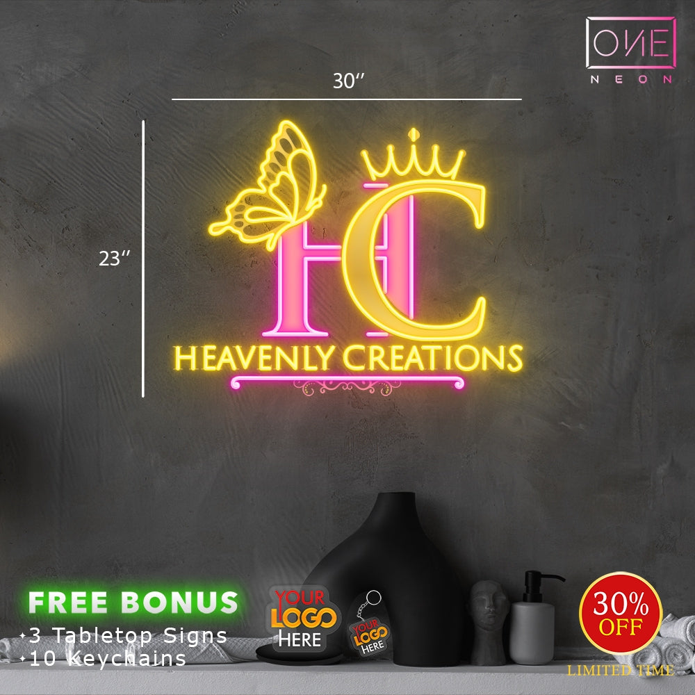 HEAVENLY CREATIONS | Led Neon Sign (2 SIGNS)