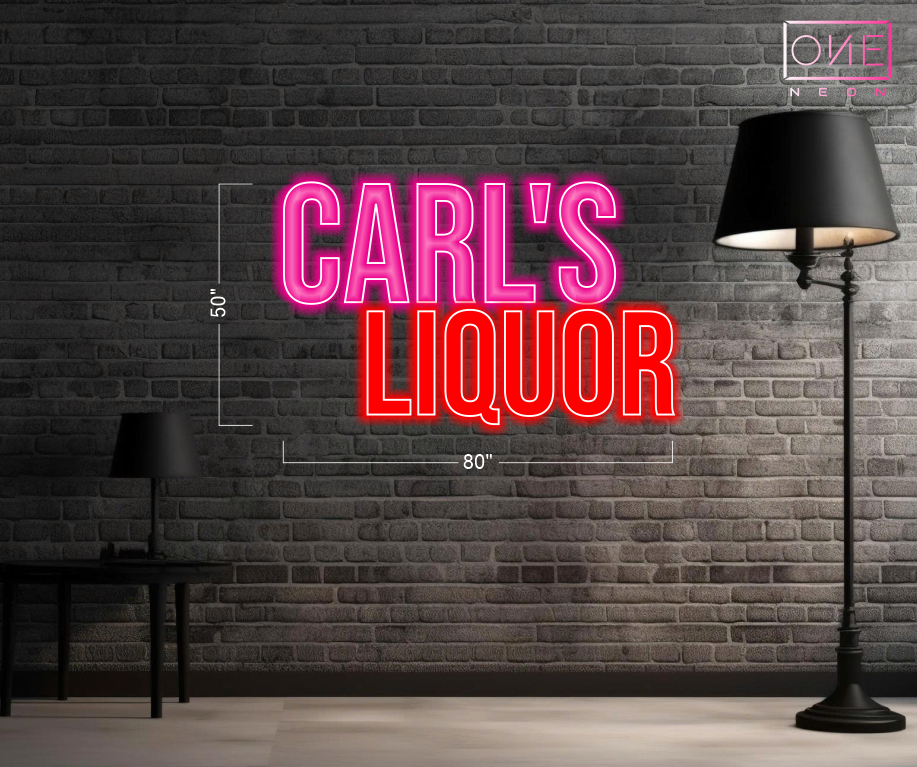 Carl's Liquor | Led Neon Sign