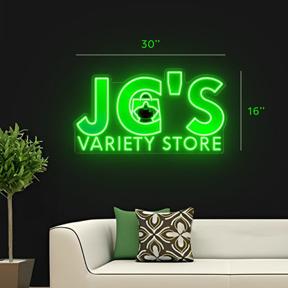 JC'S VARIETY STORE | LED Neon Sign