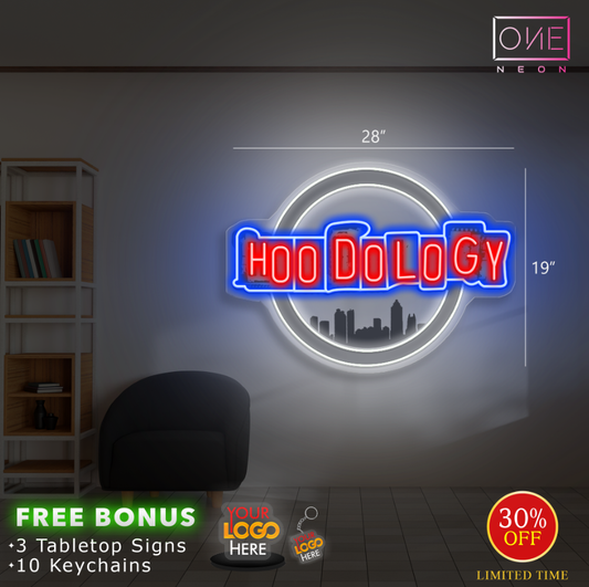 HOODOLOGY | LED Neon Sign (INDOOR)