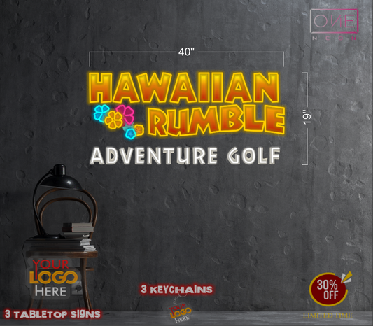 Hawaiian Rumble | Led Neon Sign