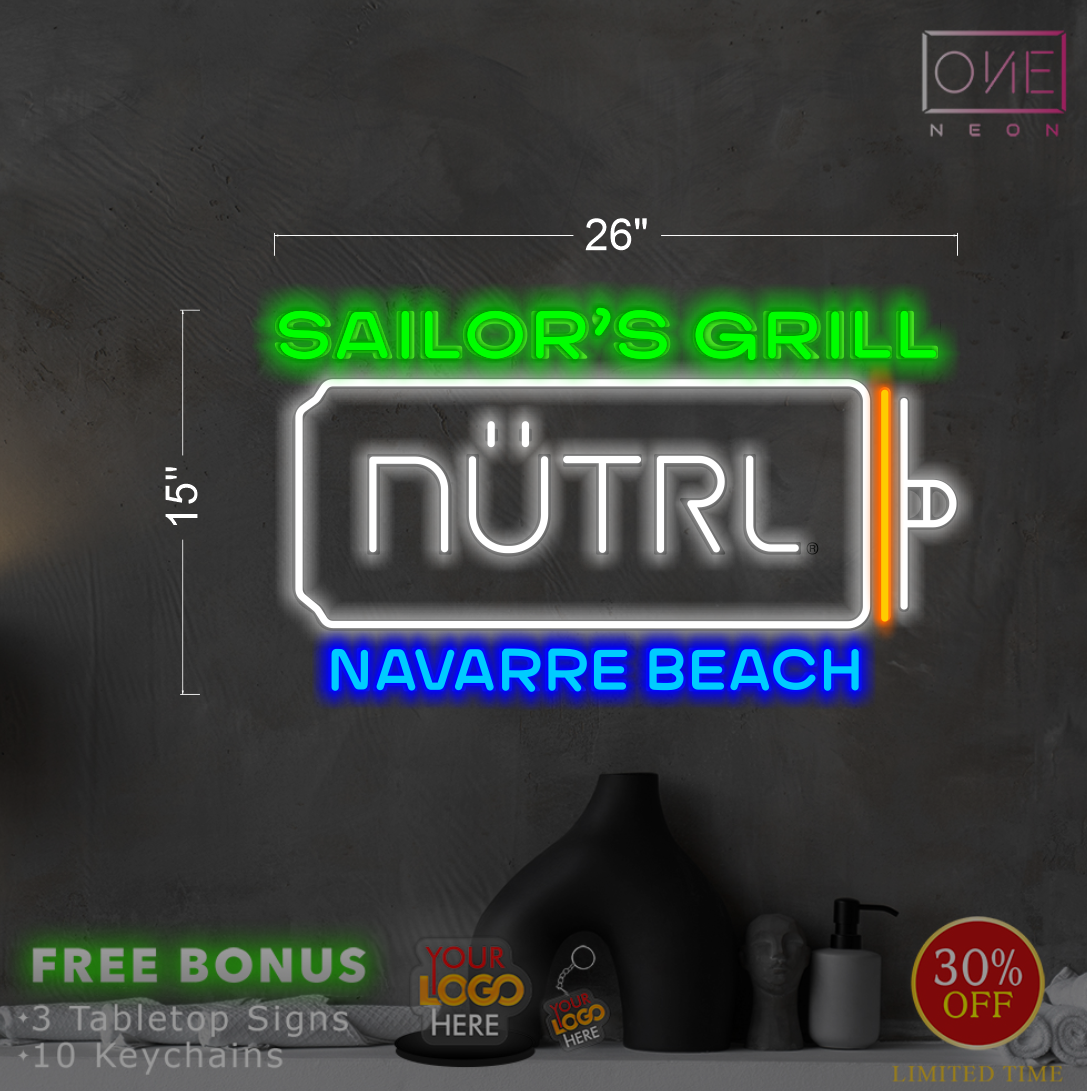 NUTRL | LED Neon Sign (4 signs)