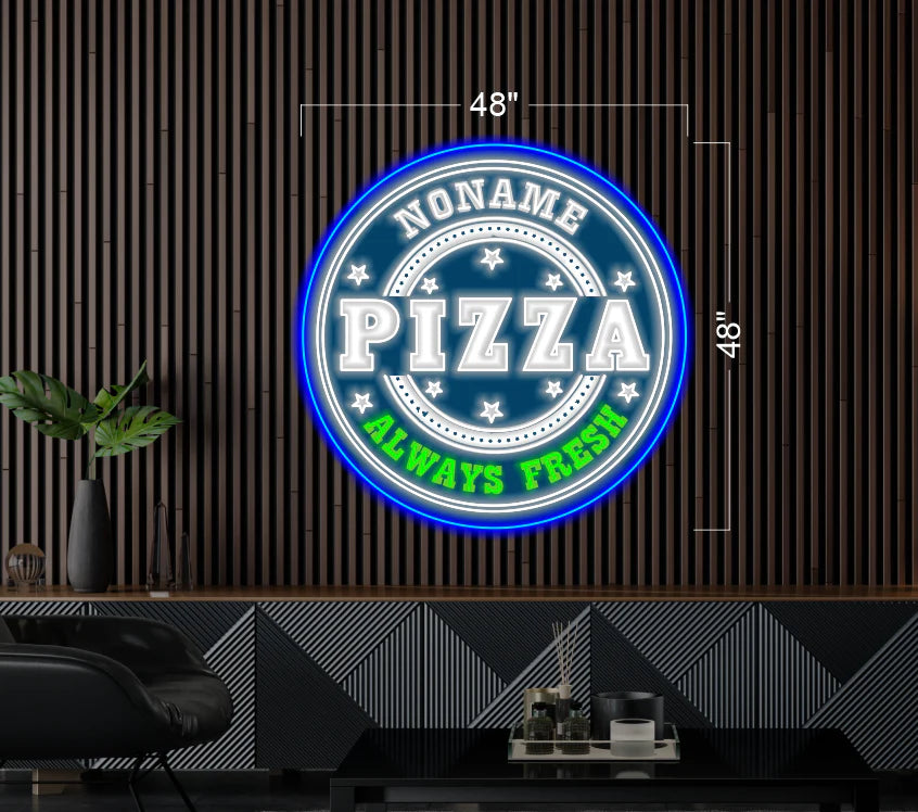 2 PIZZA SIGN | 2 Led Neon Signs (outdoor)