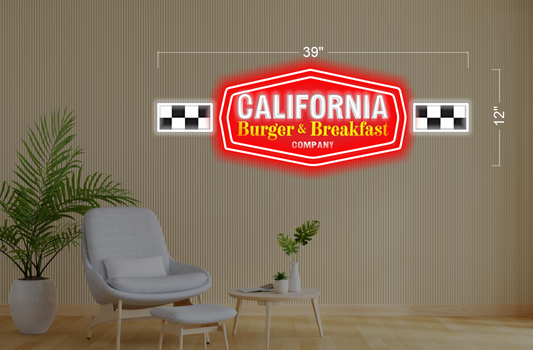 California Burger & Breakfast Company | Led Neon Sign