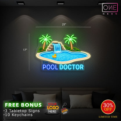 The Pool Doctor | Led Neon Sign