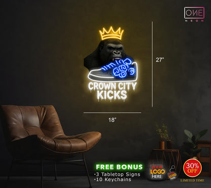 Crown city kicks | Led Neon Sign