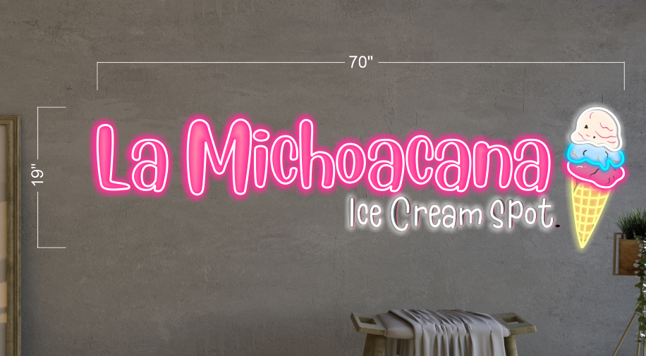 LA MICHOACANA | LED Neon Sign (Waterproof option)