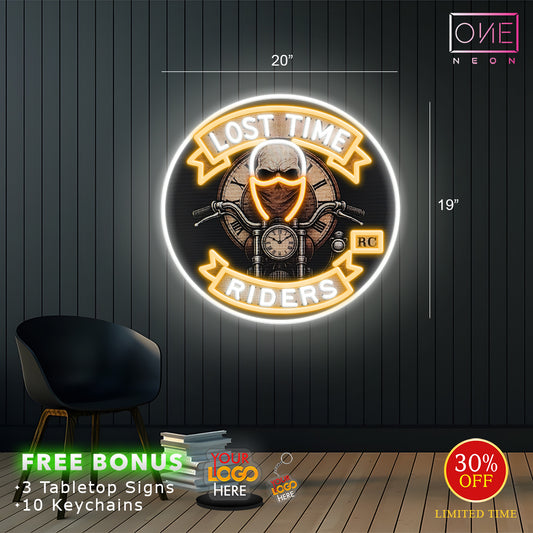 Lost Time Riders | Led Neon Sign