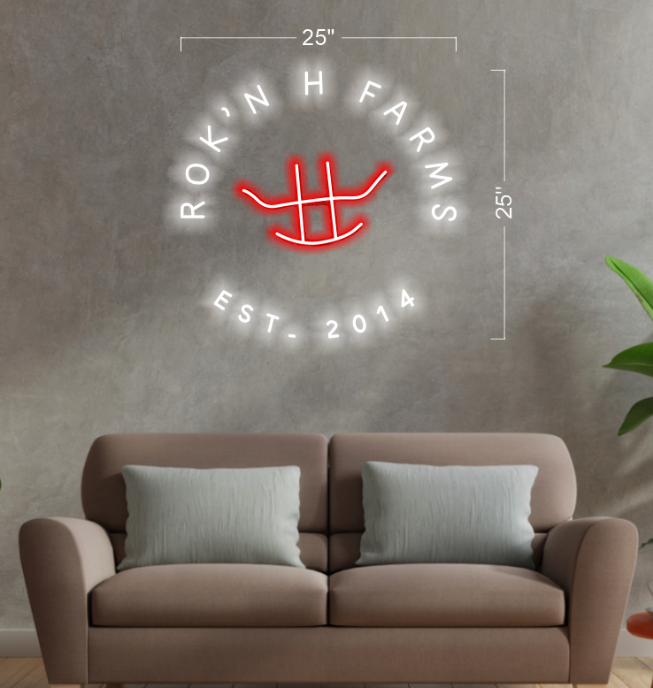 Rok'n H Farms | Led Neon Sign