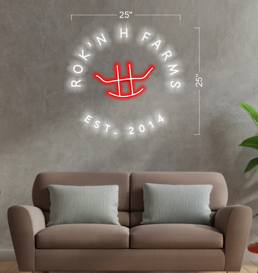 Rok'n H Farms | Led Neon Sign