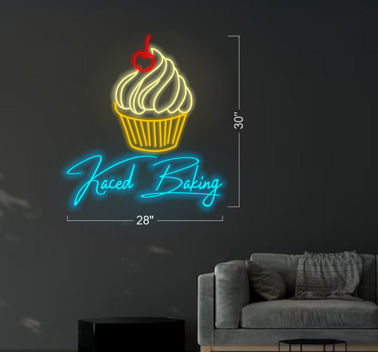 Kaced Baking | Led Neon Sign