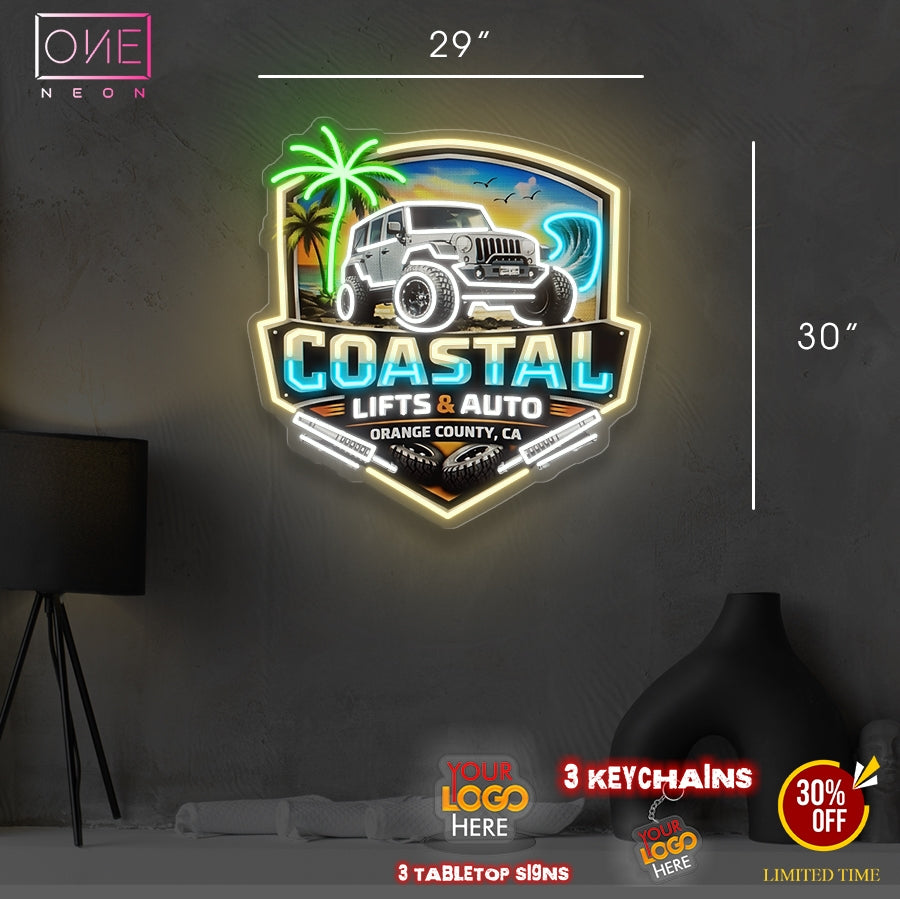 COASTAL LIFT AUTO | Led Neon Sign