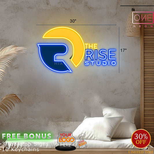 The rise studio | Led Neon Sign