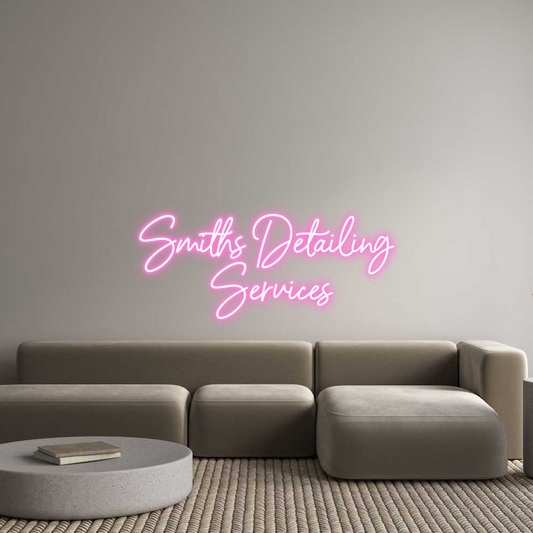 Custom Neon: Smiths Detail...
