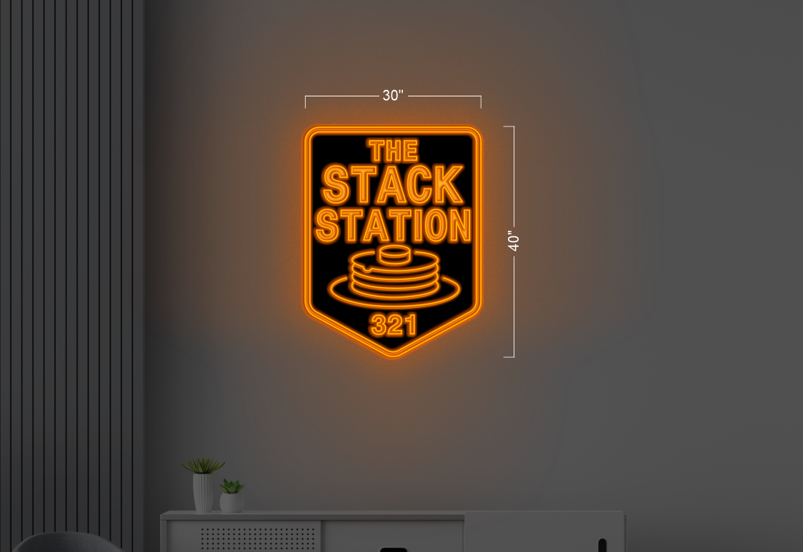THE STACK STATION 321 | Led Neon Sign