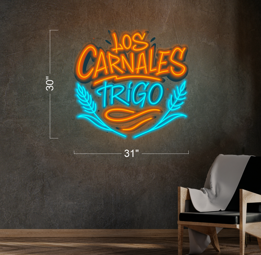LOS CARNALES TRIGO | Led Neon Sign