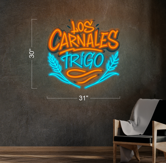 LOS CARNALES TRIGO | Led Neon Sign