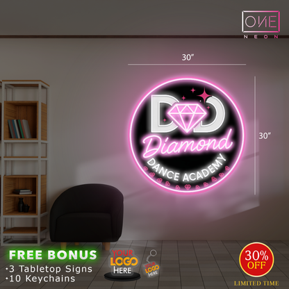Diamond Dance Academy | Led Neon Sign
