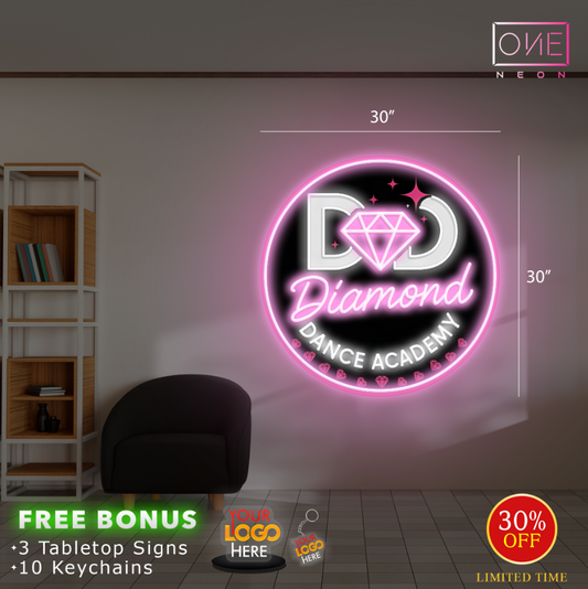 Diamond Dance Academy | Led Neon Sign