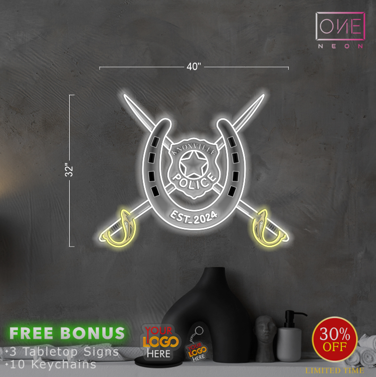 POLICE EST_2024 | Led Neon Sign