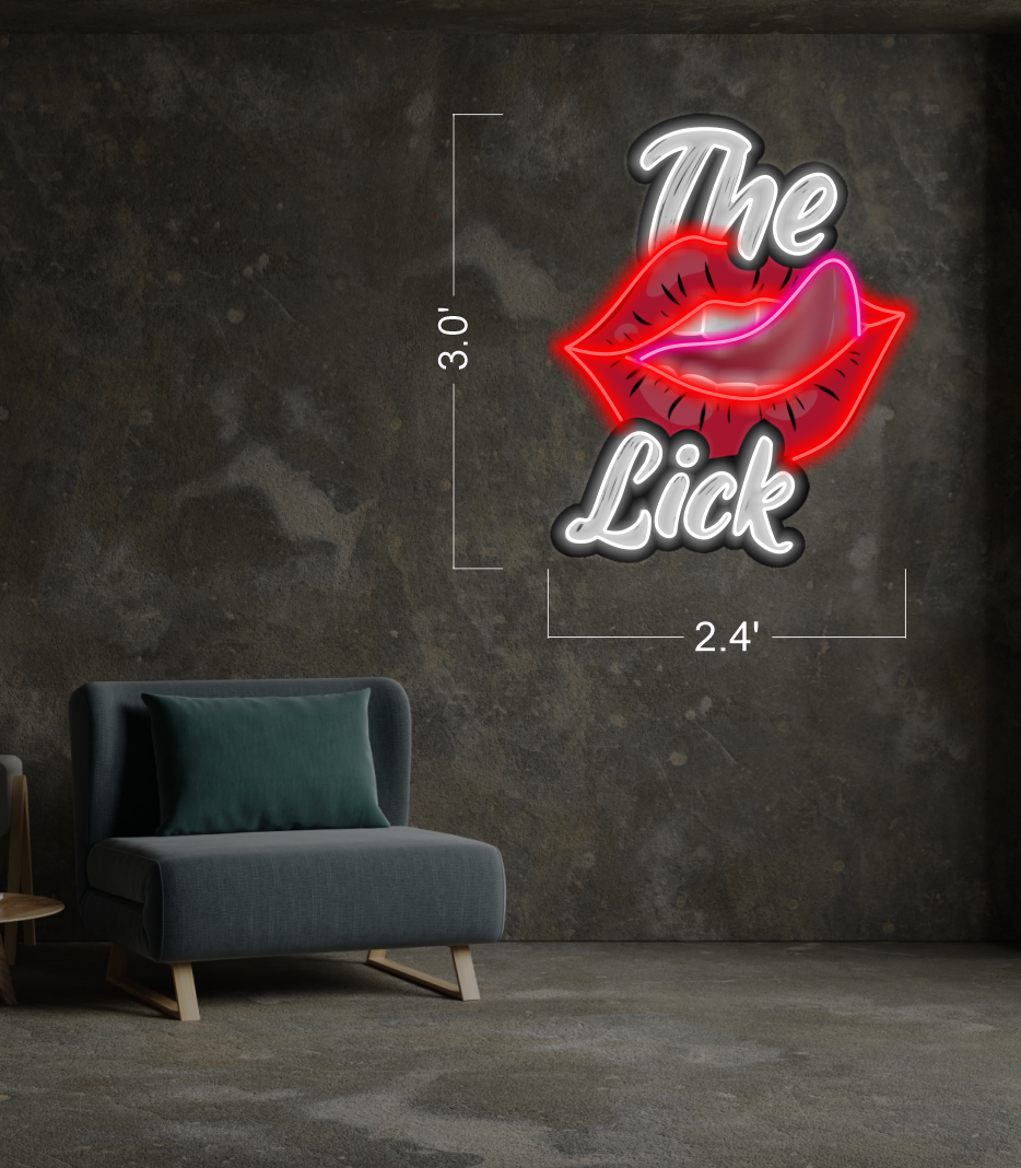 The Lick | Led Neon Sign