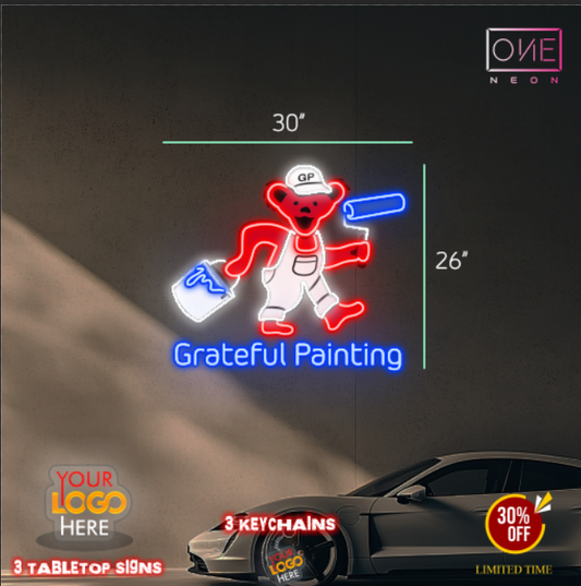 Grateful Painting | LED Neon Sign